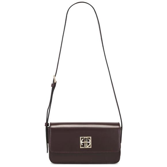 NEW Anine Bing Elly crossbody bag Burgundy NWT - Picture 1 of 12